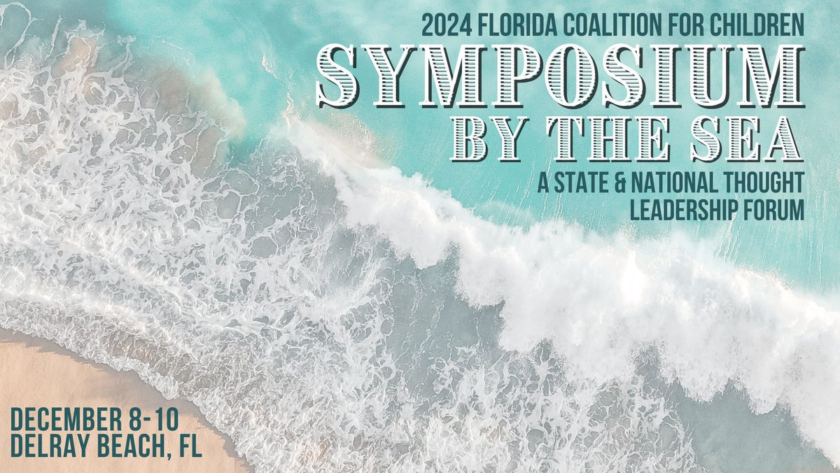 2024 FCC Symposium by the Sea - Save the date for this landmark 2024 gathering of the minds as we explore ways to bridge the gap between policy and practice in Florida’s child and family well-being space. Watch for more details to be released soon. #SymposiumbytheSea #FLChildren