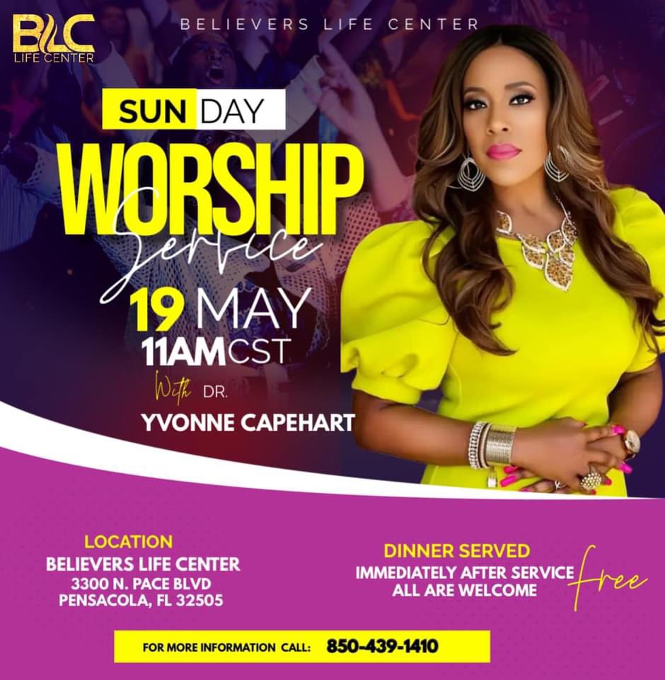 yvonnecapehart's tweet image. Join me at 11AM
Believers Life Center 
Pensacola, FL 

I have a word to the CHOSEN DREAMERS 

#TheAssignment
#AnointedForThis