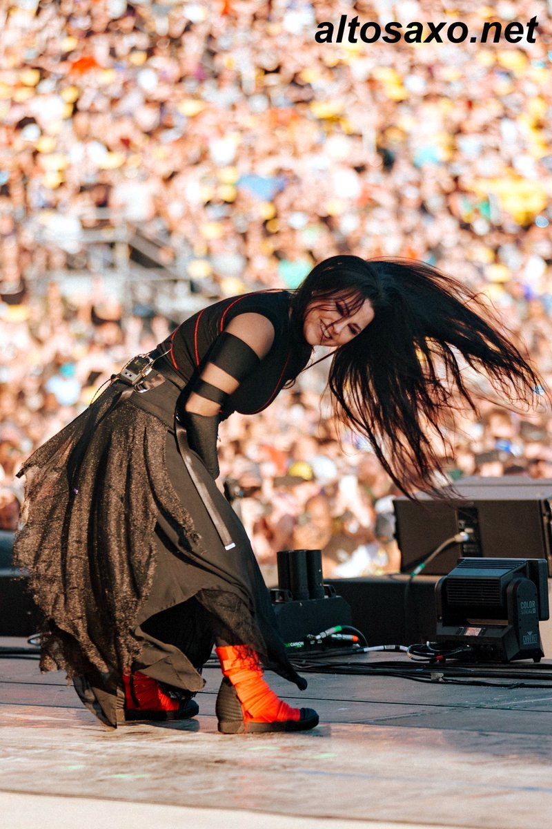 Amy Lee of Evanescence performs live at Sonic Temple 2024 at Historic Crew Stadium in Columbus, Ohio on May 16, 2024. #Evanescence #SonicTemple #SonicTempleFest ALTOSAXO Music Apparel altosaxo.net