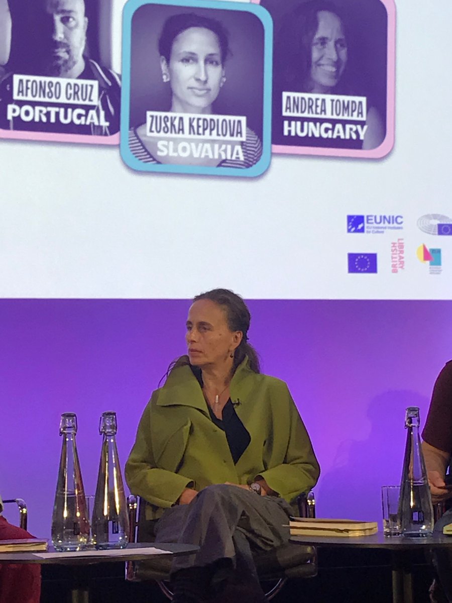 Istros Books (@istros_books) on Twitter photo Day 2 of #EWF24 at the <a href="/britishlibrary/">British Library</a> with our writer, Andrea Tompa ( translated by Jozefina Komporaly)
‘Europe on the Move’ is the topic of the discussion Day 2 of #EWF24 at the <a href="/britishlibrary/">British Library</a> with our writer, Andrea Tompa ( translated by Jozefina Komporaly)
‘Europe on the Move’ is the topic of the discussion