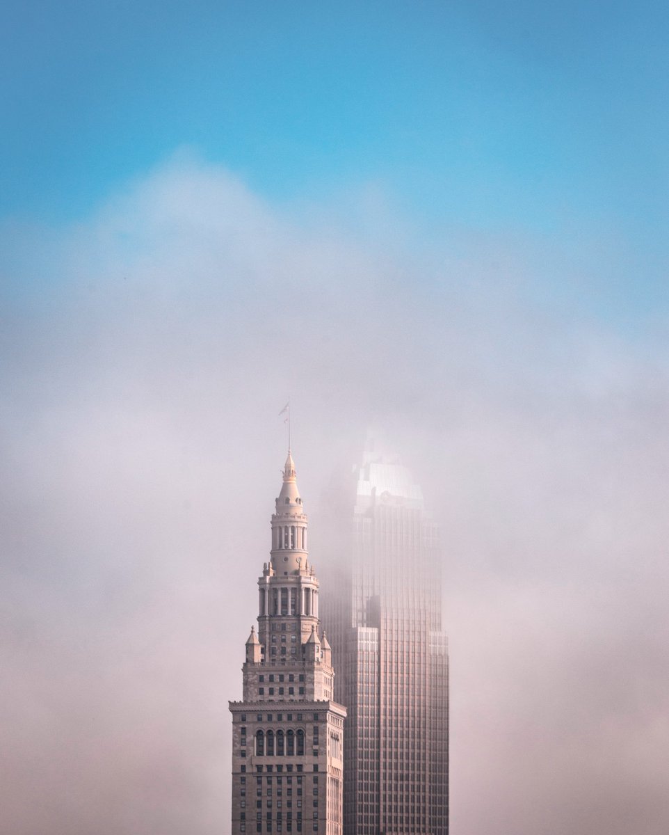 Early Morning Fog in Cleveland, OH
