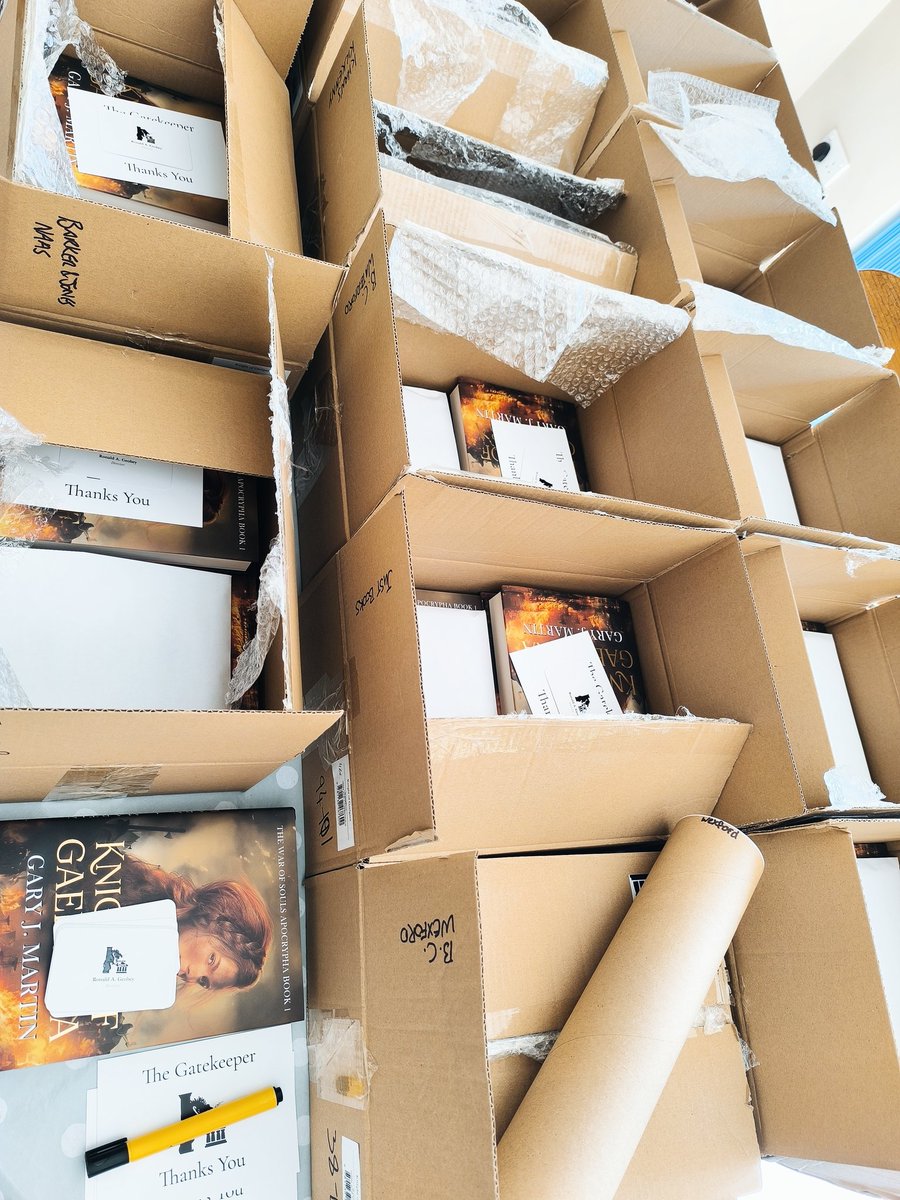 A beautiful day in Ireland, but even on such a day The Gatekeeper demands our service. Prepping packages for #independentbookstores around #ireland 

Website will soon feature a list of stores stocking our titles, with links to purchase directly where possible.

Phase 2 beckons