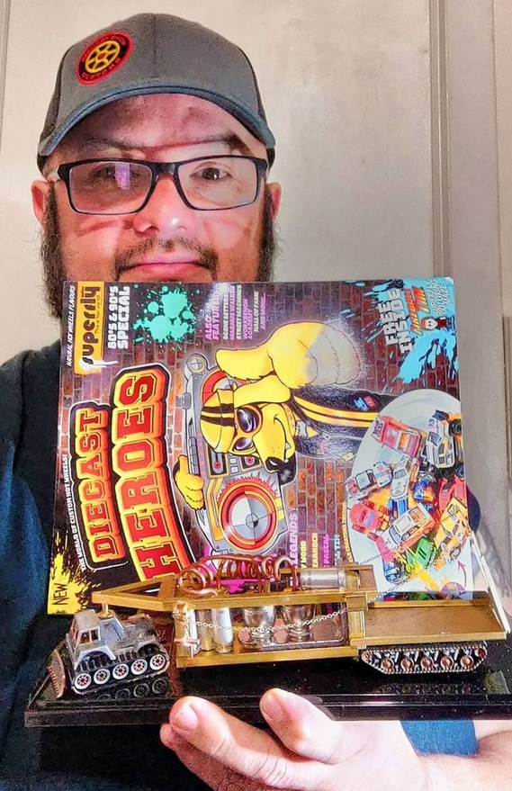 Xavier Sepulveda bought our very first Diecast Heroes Journal from @BlurbBooks and is showcasing it with his own creation.

Get yours or any of the other Journals here:
blurb.co.uk/b/10649532
