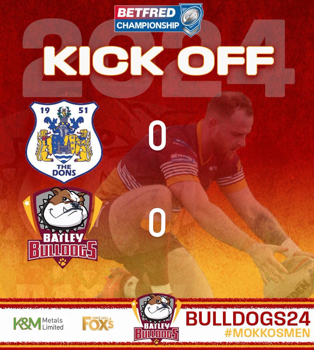 KICK OFF | Doncaster get the game underway and the ball goes dead in goal for a GLDO. 🔵 0 🐶 0 #COYD #UTD 🐶