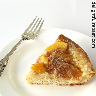 For #WorldBakingDay, @wjwheeler54 Delightful Repast: Peach Kuchen - Peach Coffee Cake (don't think my link is working) - Love a yeast dough coffee cake, and this one is soooo easy!