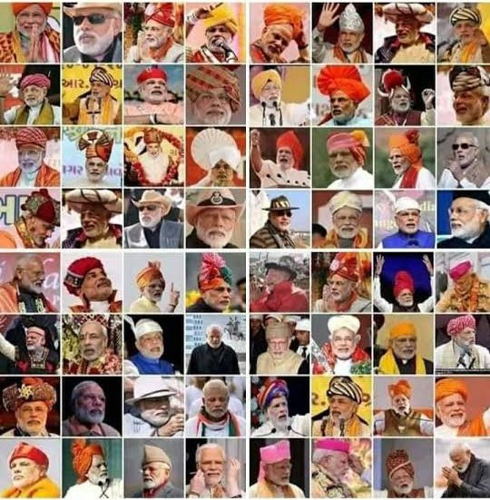 Who pays for Vishwaguru's dresses & wardrobe? How many people are employed to maintain such a big collection of fancy dress costumes? who will Modi leave all this to?