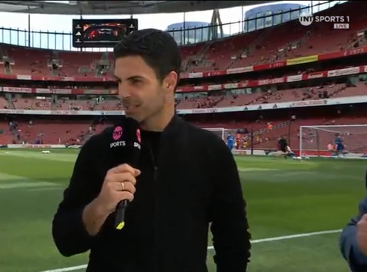 Mikel Arteta: 'We knew from beginning that the task was big, and we had to be almost perfect. We tried, let's see if that's enough. It's going to be a special day. We need to be focused on what we have to do here and do our job. Let's look after our garden.' [TNT]