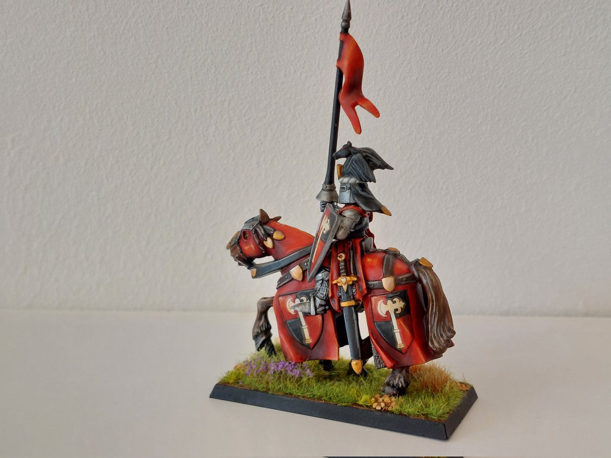 First knight of the realms done! #warhammer #theoldworld #bretonnia @warhammer