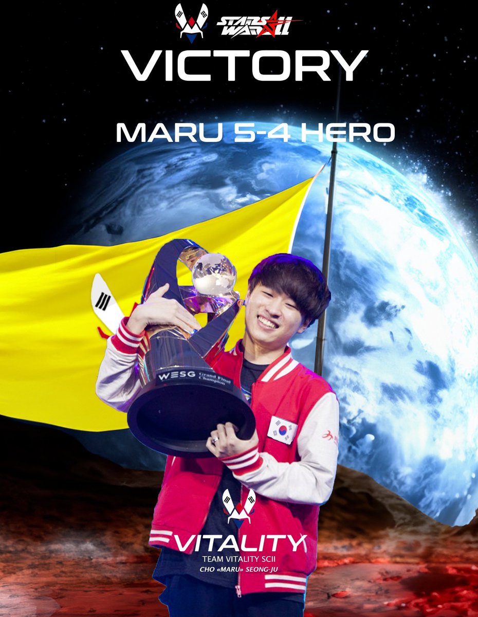 WHAT A FINAL ! BUT YOU CANT DEFEAT MARUUU

GG MARU FOR THE WIN

5-4 against her0 

#VForVictory
