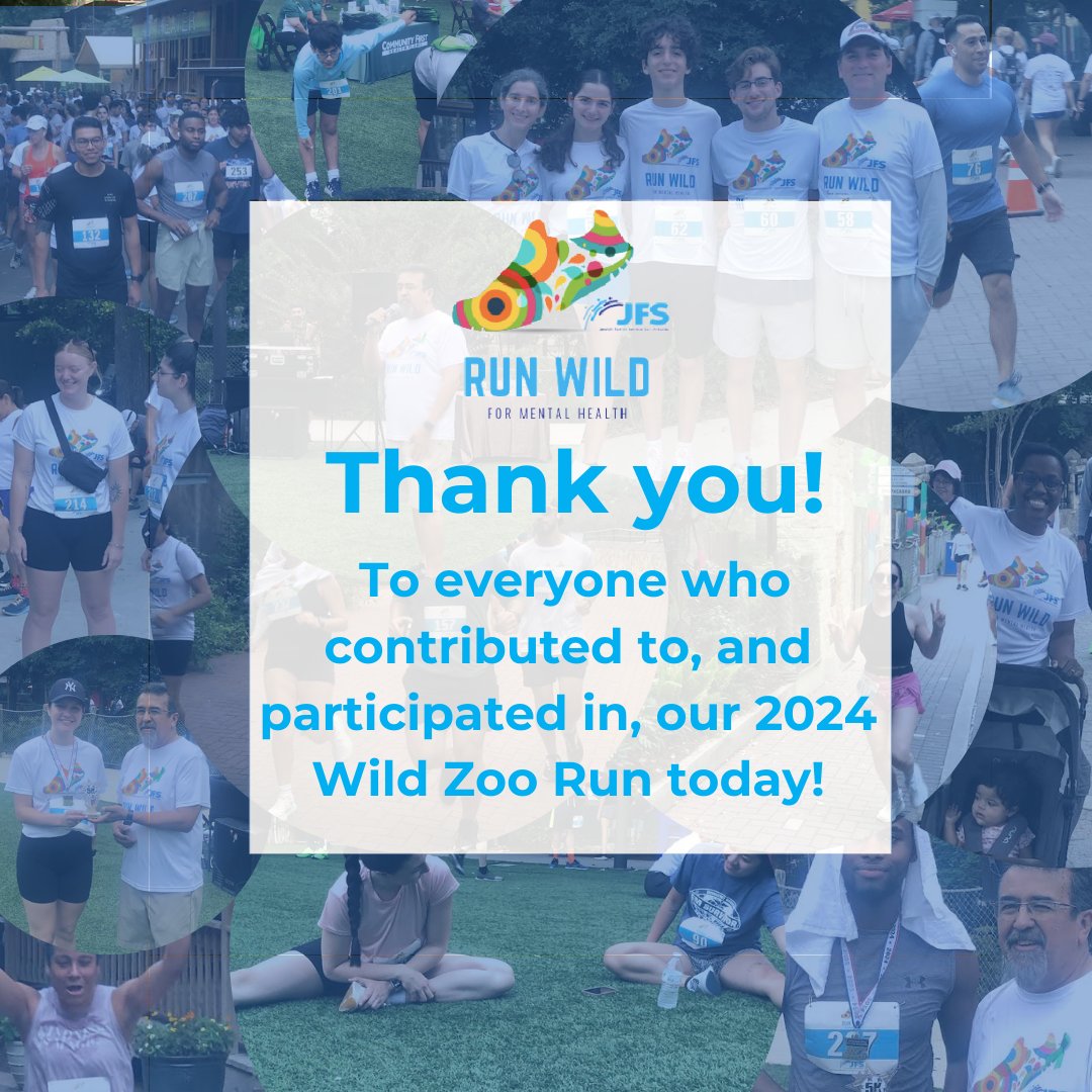 A huge THANK YOU to everyone who contributed to and participated in our 2024 Wild Zoo Run! Your support and enthusiasm made this event unforgettable. Together, we stride towards better mental wellness and a stronger community. 🦁🌟 #WildZooRun #CommunitySupport #MentalWellness