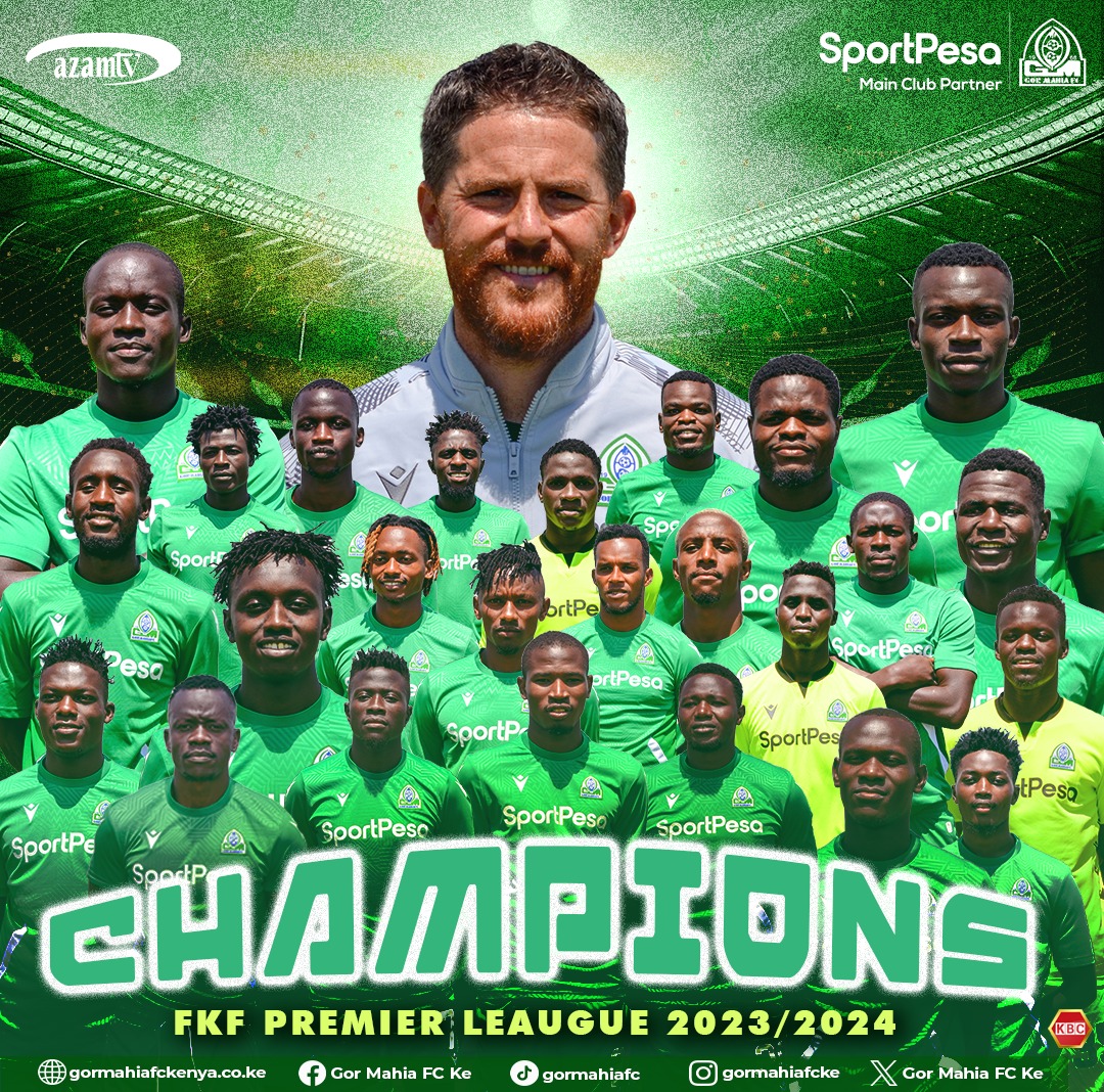 gormahiafcke's tweet photo. Champions FKF Premier League 2023/2024

#SportpesaNaGor #Kogalo #Sirkal https://t.co/qRfMTnhGDH