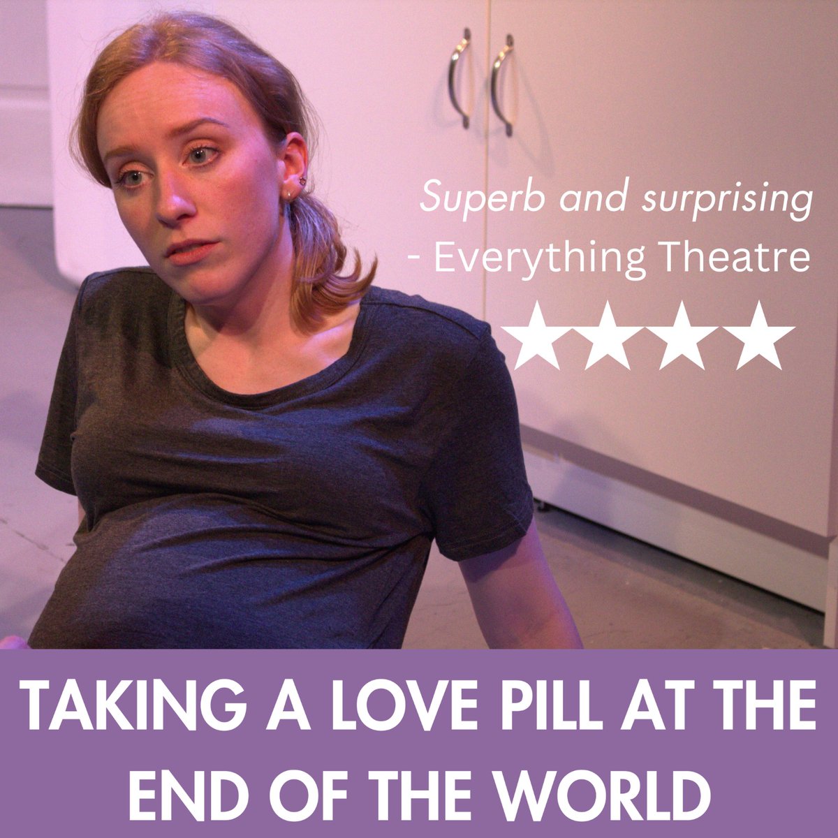 Not Quite Ready Productions (@readyquite) on Twitter photo Yet another four star review for Taking a Love Pill at the End of the World from the wonderful <a href="/EveryTheatre/">Everything Theatre</a> ⭐️⭐️⭐️⭐️ We're so unbelievably proud of our cast and creative team.
We're running for another two weeks at <a href="/TheHopeTheatre/">The Hope Theatre</a>. Demand is high so get your ticket NOW! Yet another four star review for Taking a Love Pill at the End of the World from the wonderful <a href="/EveryTheatre/">Everything Theatre</a> ⭐️⭐️⭐️⭐️ We're so unbelievably proud of our cast and creative team.
We're running for another two weeks at <a href="/TheHopeTheatre/">The Hope Theatre</a>. Demand is high so get your ticket NOW!