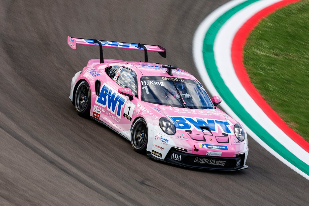 Well done to SuperStar @HarryKingRacing who took a podium in the opening round of @PorscheSupercup today!