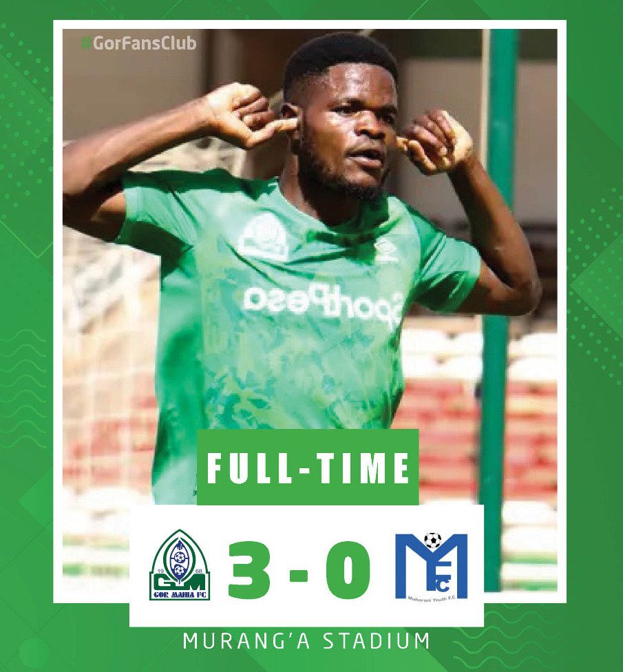 .@OfficialGMFC clinch record 21st FKF Premier League title after 3-0 win over Muhoroni earns 11-point lead with three games left.