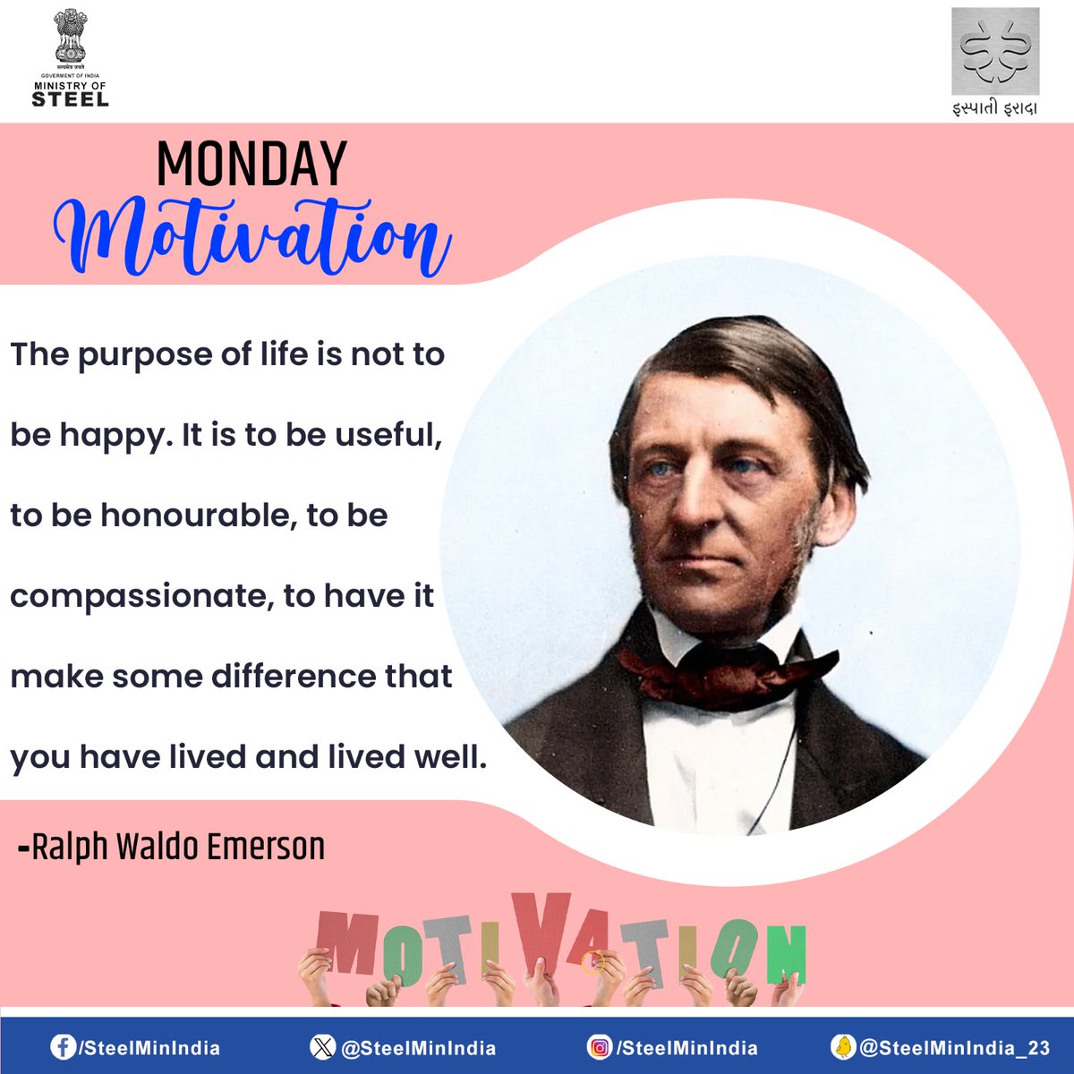 Quote of the day!💡 #MondayMotivation #RalphWaldoEmerson #Inspiration #Quoteoftheday