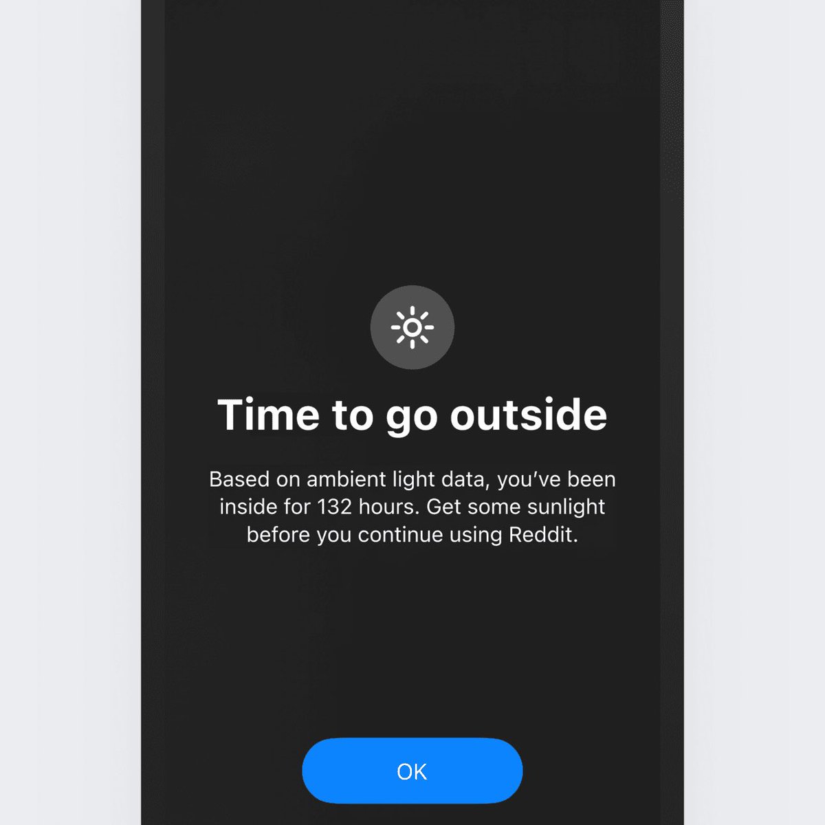 Go outside for more screentime