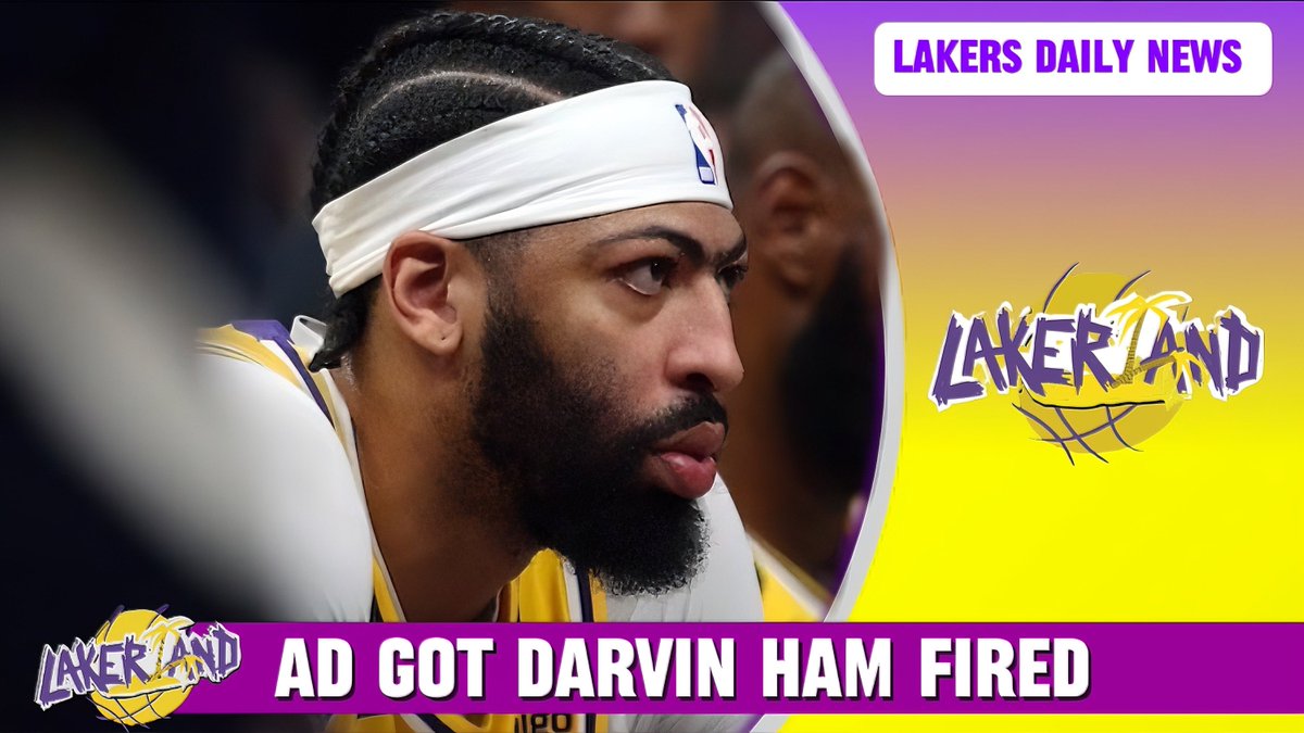 Anthony Davis Blamed For Darvin Ham Firing 

youtu.be/HVLxmdaeJBg?si… via @sevenmitchell 

#lakerland #lakers #nba