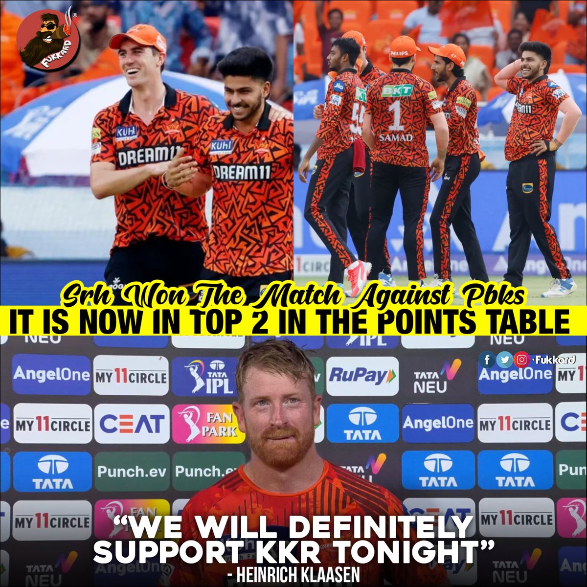 #SRH Successfully Completed League Stage.. over to Playoffs #SRHvPBKS #PBKSvsSRH