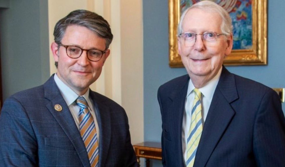 Lest we forget that Senate Minority Leader, Mitch McConnell, & Speaker of the house, Mike Johnson, both openly admitted to conferring with Donald Trump to block bills if doing so would benefit Donald Trump’s presidential campaign. Who else demands their immediate expulsion? 🤚