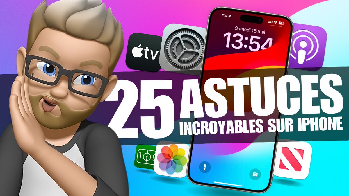 iPhone : 25 astuces incroyables à faire MAINTENANT !
youtu.be/ZoKTApRsvkc