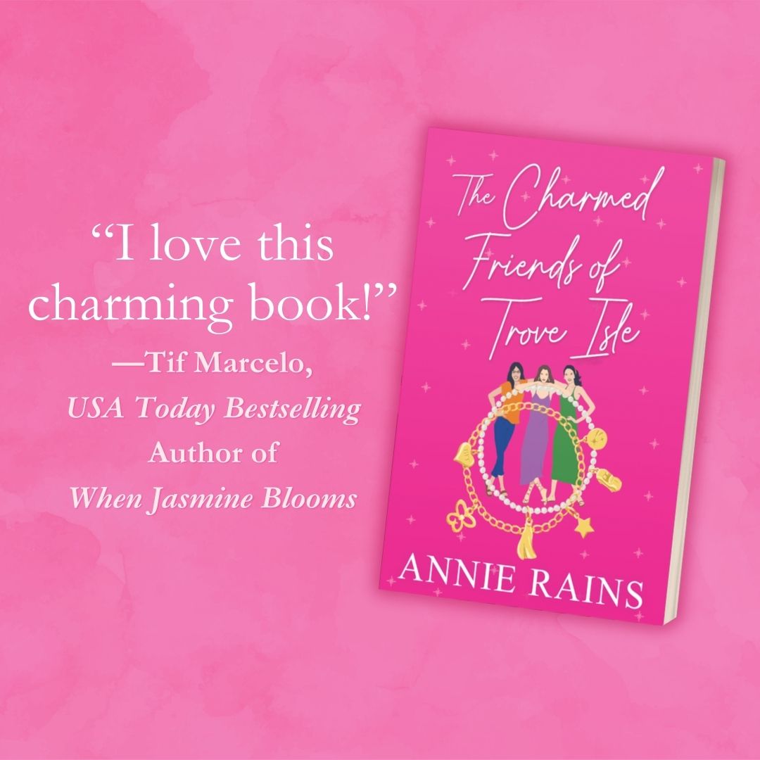 Between the Chapters Book Club (@btc_books) on Twitter photo With the help of a mysterious bracelet that holds the key to their shared history, three friends embark on a journey of self-discovery and forgiveness in THE CHARMED FRIENDS OF TROVE ISLE by <a href="/AnnieRainsBooks/">π Annie Rains, Author</a>. ow.ly/KwJE50RIyFF With the help of a mysterious bracelet that holds the key to their shared history, three friends embark on a journey of self-discovery and forgiveness in THE CHARMED FRIENDS OF TROVE ISLE by <a href="/AnnieRainsBooks/">π Annie Rains, Author</a>. ow.ly/KwJE50RIyFF