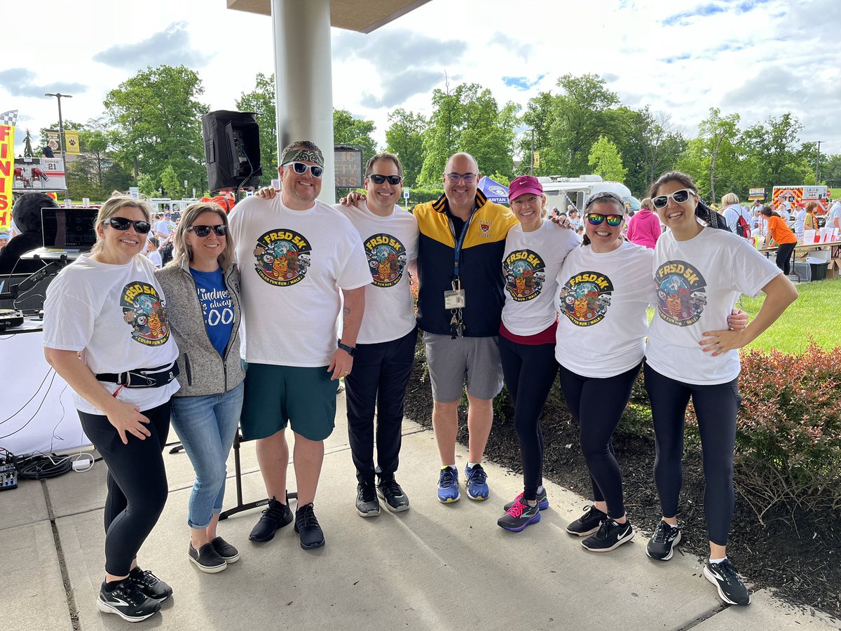 FRSD Administrative Team at the Color Run! <a href="/FlemRarSchools/">FlemRarSchools</a>