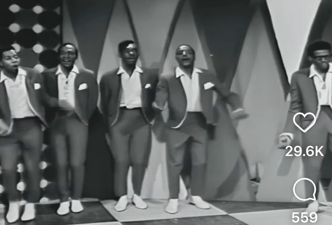 The smoothest flyest guys there was . . . The Temptations, singing “MY GIRL.” instagram.com/reel/C4qdYDRLf… Considering what some male artists call women today . . . let’s go back to the halcyon days of the 1960’s. Close your eyes and relax.