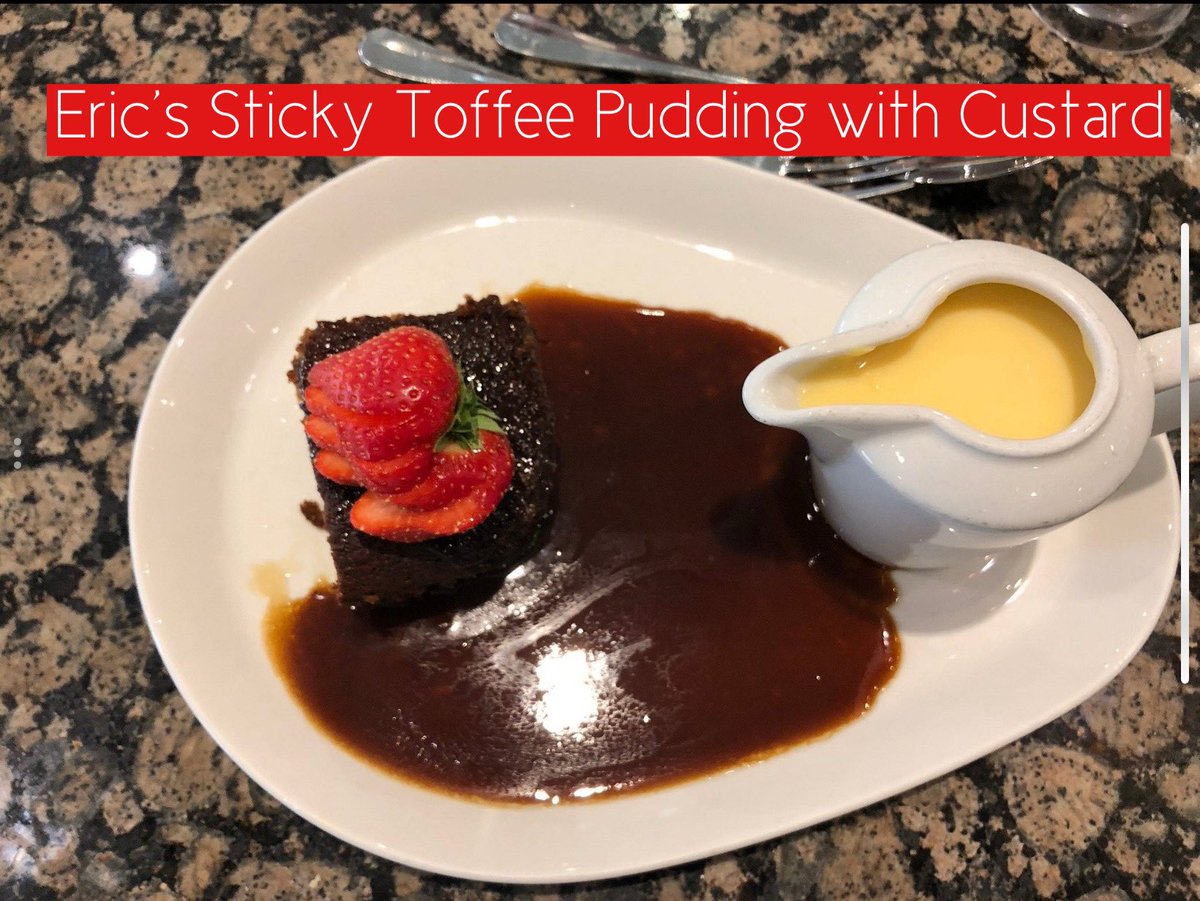 Friends! Chef Jonathan and I are busy turning all of that fresh fruit and veg into your beloved #FurryTails Sunday carvery! We open in just one short hour. We will be enjoying a wonderful Sticky Toffee pudding courtesy of our friend Eric! See everyone very soon.