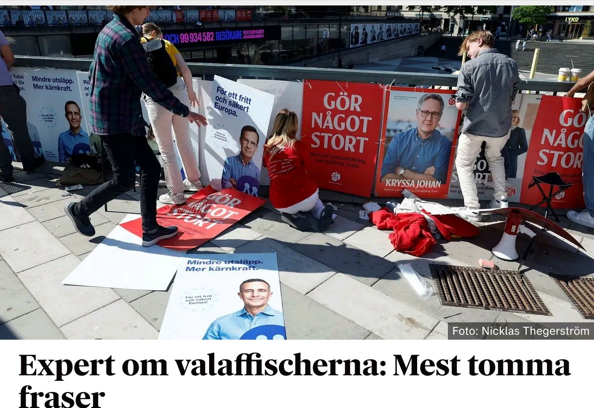Om nu Socialdemokraterna vill 'Gör nåt stort' avgå Magdalena Andersson
