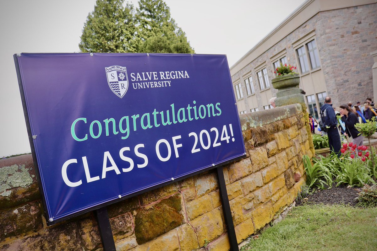 Here at @SalveRegina to welcome graduates & their families, and congratulate them on their tremendous achievements!