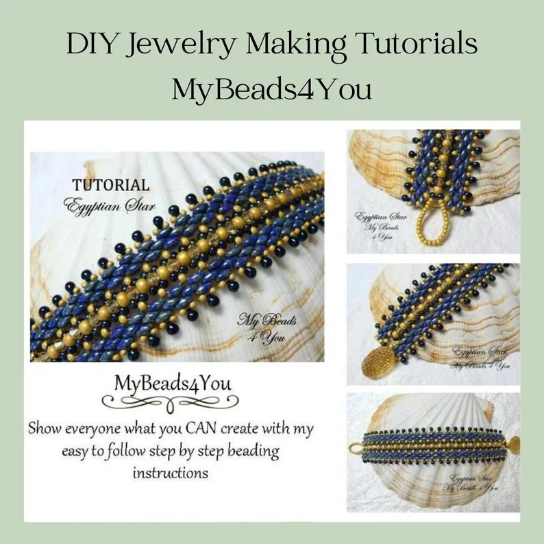 #CraftBizParty 🥰 #HandmadeHour #ShopIndie #Smilett23 #Crafts #Etsy #DIY #DIYJewelry #Beads #Tutorials #Patterns #Etsylove #EpiconEtsy #MyBeads4youPatterns mybeads4you.etsy.com/listing/126454…