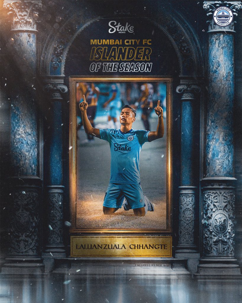 𝙒𝙝𝙤 𝙚𝙡𝙨𝙚 𝙗𝙪𝙩 𝙤𝙪𝙧 𝙈𝙞𝙯𝙤 𝙁𝙡𝙖𝙨𝙝 ⚡

For his clinical goals and dazzling displays, @lzchhangte7 is once again your @stakenewsindia MCFC Islander of the Season, clinching the title for the second consecutive year 🩵🤩
 
#MumbaiCity #AamchiCity 🔵