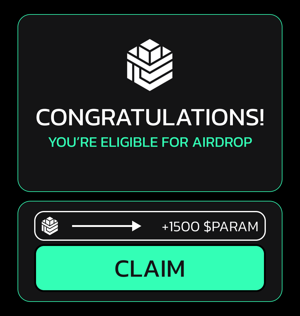 $PARAM airdrop is CONFIRMED!

55% of the supply is allocated for COMMUNITY.

Cost: $0
Time: 10 min
Potential: $1,5k+

Dive into the step-by-step video guide🧵👇