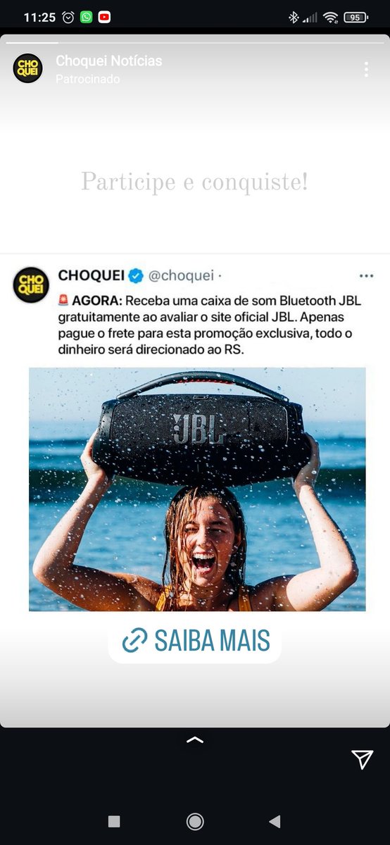 Confere <a href="/JBL_Brasil/">JBL Brasil</a> ? Ou estão aproveitando da tragédia pra aplicarem golpe ?