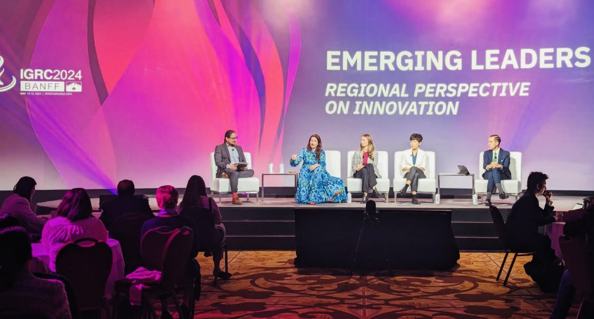 uni_nke's tweet photo. 🌍 Exciting news from @igrc2024 ! @SmiechLiliana, DG for IR at @uni_nke, shared her expertise on the panel "Emerging Leaders – Regional Perspective on Innovation." The conference, held in Banff 🇨🇦 brought together experts to explore insights in the natural gas industry 🌐✨ https://t.co/v7Ljc8p0cB