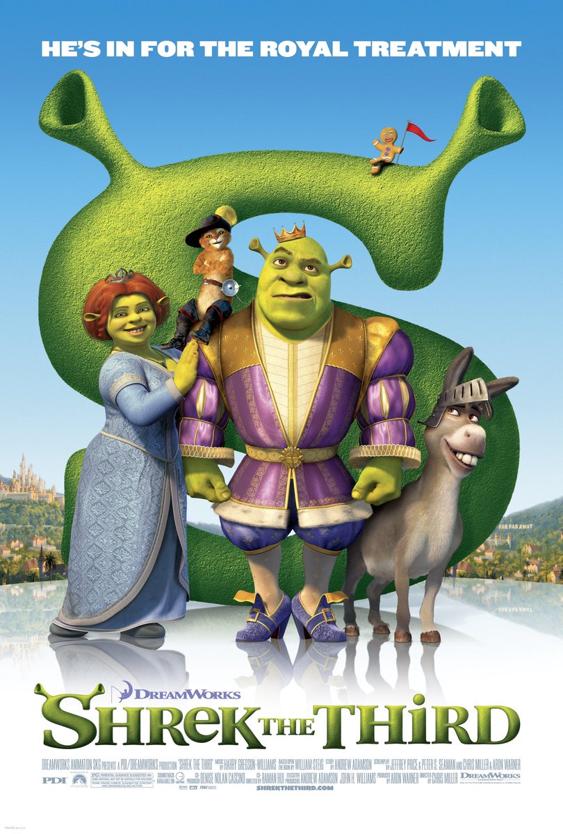Happy Anniversaries to #Shrek, #Shrek2 and #ShrekTheThird!