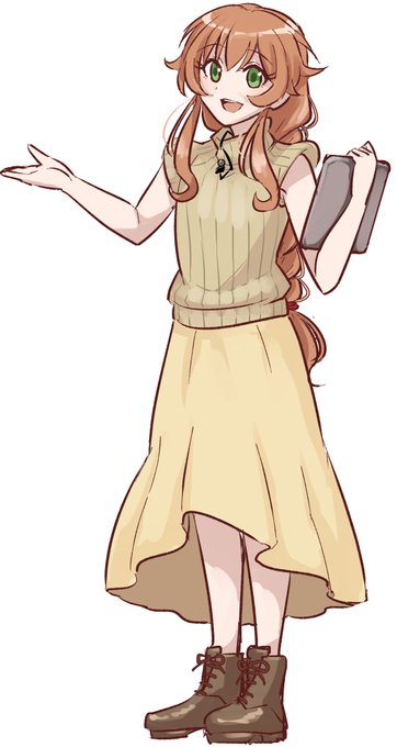 アナウンス部の香さん、全身らくがき 