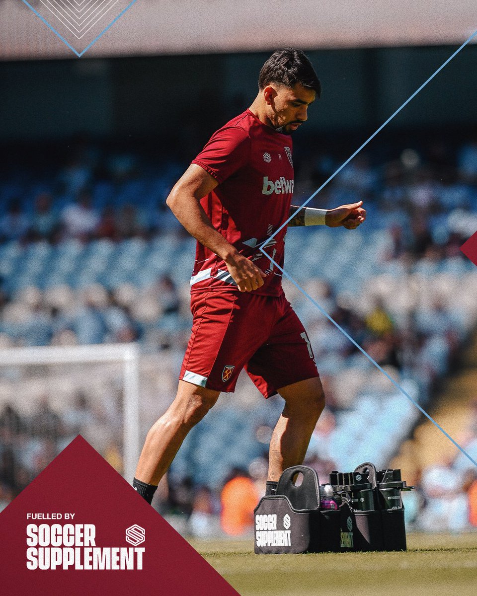 Making final preparations ahead of facing Man City ⚒️ #WHUFC | @SocSupplement