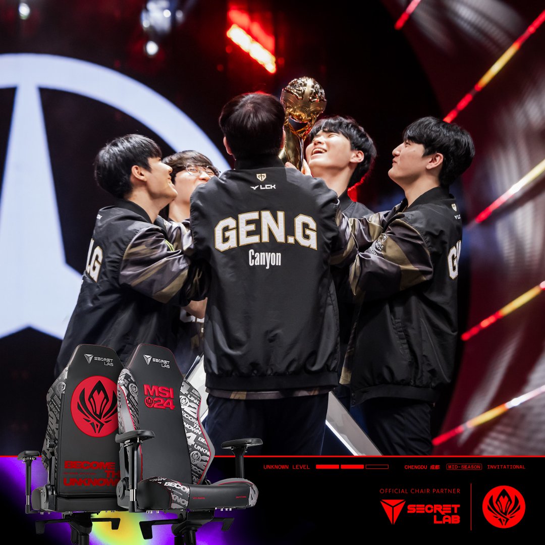 Congratulations @GenG! The #TigerNation lifts their first international trophy at #MSI2024!