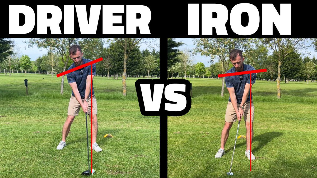 Driver Swing Vs Iron Swing (simple differences) youtu.be/ne_bVt8lLnI?si… Watch my latest YouTube video here! @NCG_com #golf