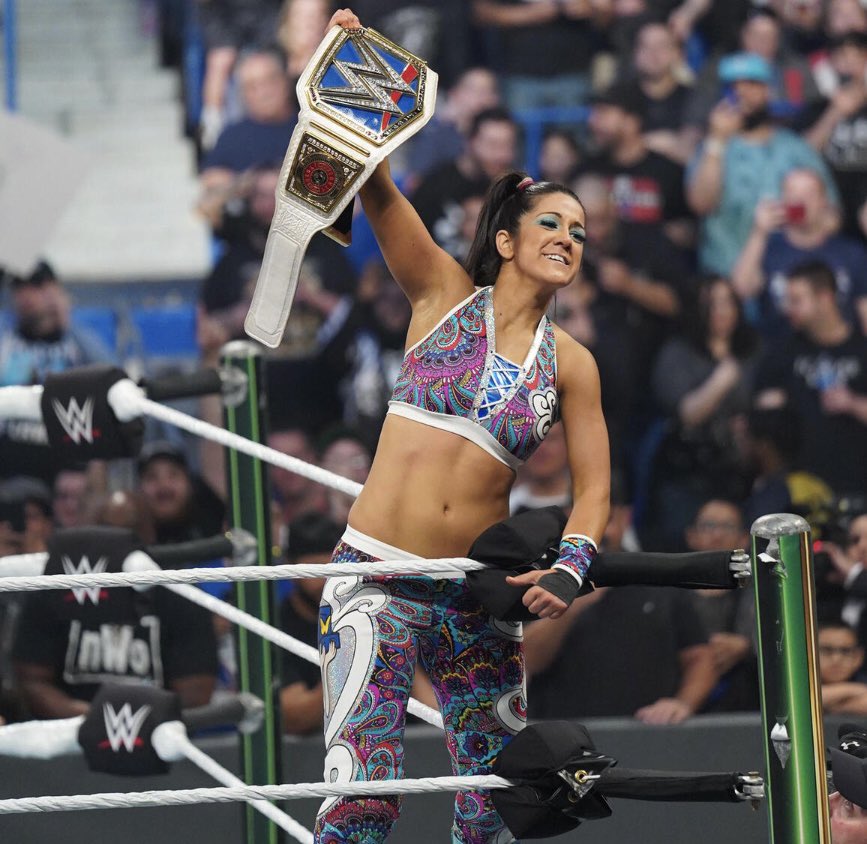 5 years ago today Bayley became the first-ever WWE women’s Grand Slam Champion at Money In The Bank 2019. What a moment 💙 @itsBayleyWWE