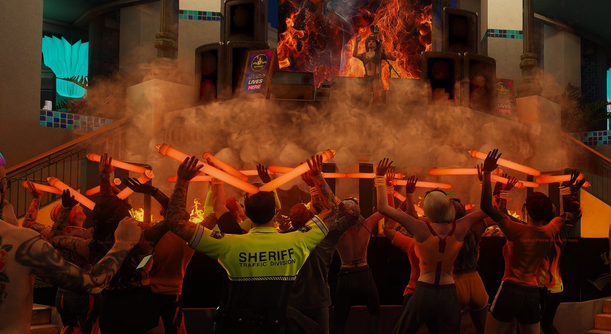 Production__RP's tweet image. 🔥 The #FiremanFestival24 at #ProductionRP was a blazing success! 🎉 Our community came together for a spectacular player-run event filled with music, dancing, and fiery performances. 🔥

Join us at productionrp.org 🎉

#FiveM #GTARP #GTA5 #Roleplay