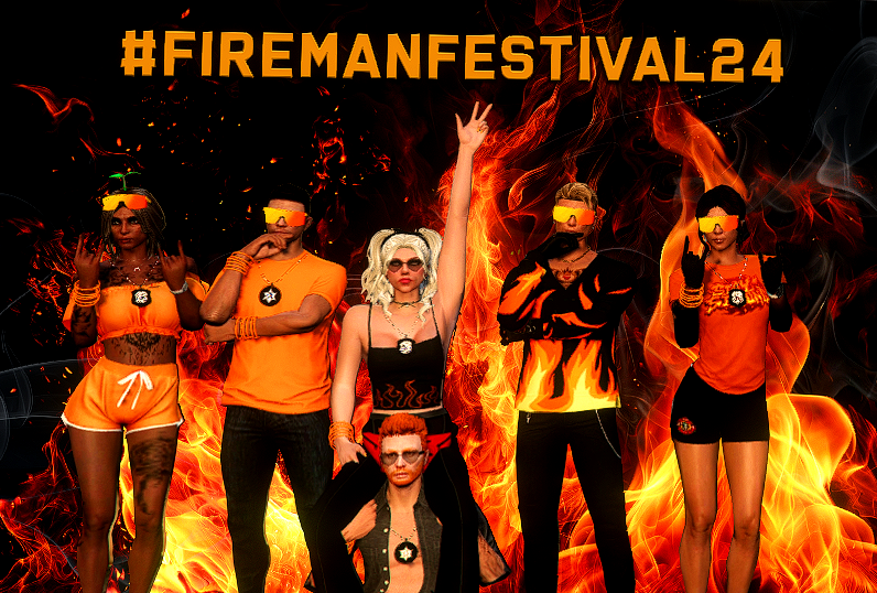 Production__RP's tweet image. 🔥 The #FiremanFestival24 at #ProductionRP was a blazing success! 🎉 Our community came together for a spectacular player-run event filled with music, dancing, and fiery performances. 🔥

Join us at productionrp.org 🎉

#FiveM #GTARP #GTA5 #Roleplay