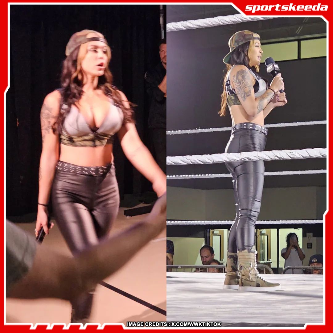 #CoraJade made an appearance at #NXT Ft. Pierce earlier. Edging closer than ever to a return.