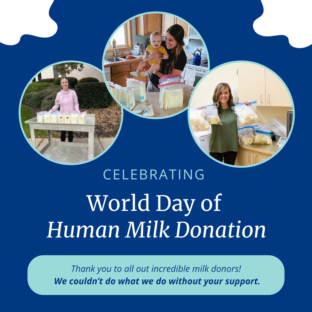 🌍✨ Happy World Day of Human Milk Donation! Today, we celebrate the incredible generosity of milk donors around the globe who selflessly contribute to nourishing babies in need.💖
Visit: milkbankcolorado.org

 #WorldDayofHumanMilkDonation  #DonateMilkSaveBabies