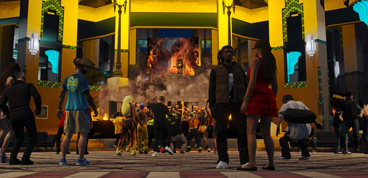 Production__RP's tweet image. 🔥 The #FiremanFestival24 at #ProductionRP was a blazing success! 🎉 Our community came together for a spectacular player-run event filled with music, dancing, and fiery performances. 🔥

Join us at productionrp.org 🎉

#FiveM #GTARP #GTA5 #Roleplay