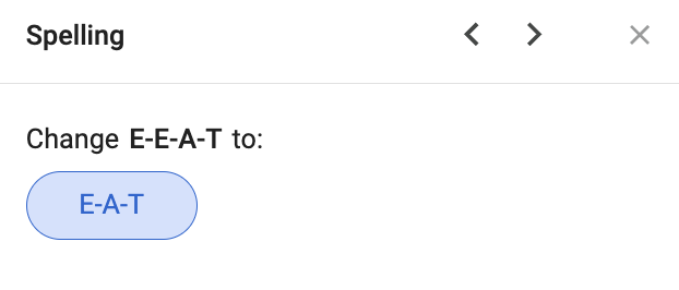 G is slipping on their spell check.