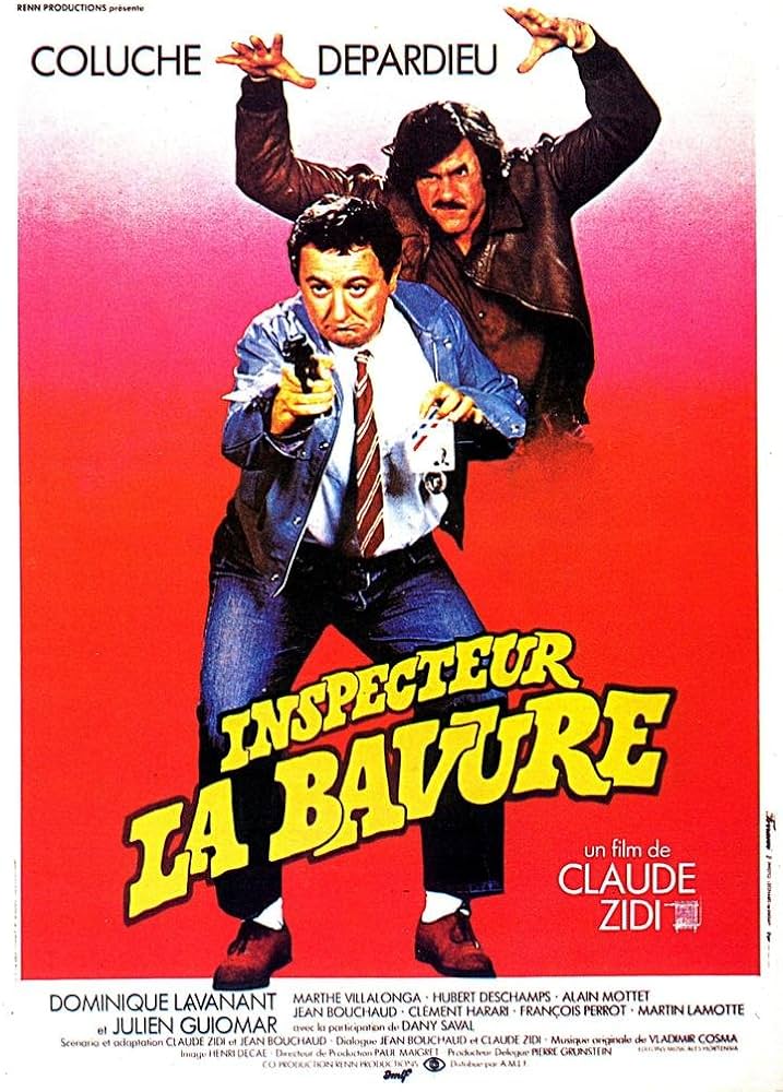 Policías polis en la comedia policial francesa Inspecteur La Bavure, protagonista de la alternativa, de la que escribe @mulas_alberto cinemaldito.com/la-alternativa…