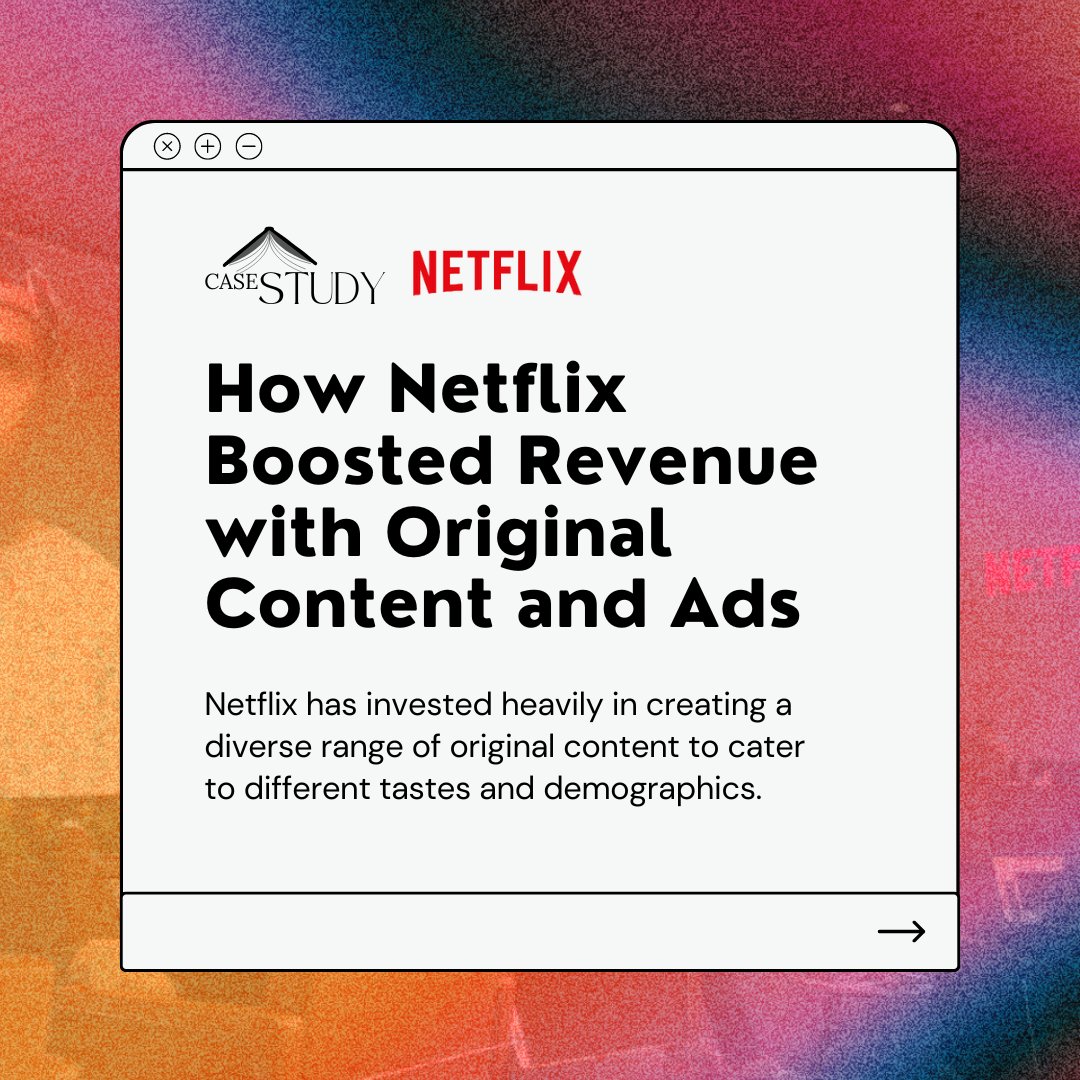 🎬🌍 Discover how Netflix transformed with original content, global expansion, and smart advertising strategies! Learn how they increased revenue and subscriber base. #Netflix #Streaming #OriginalContent #GlobalExpansion #AdvertisingStrategy 📈🌟

salesfully.com/single-post/ca…