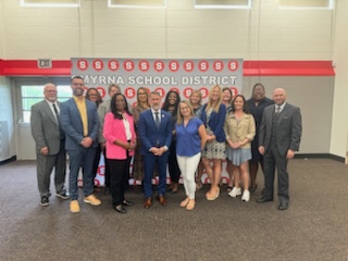 WhiteheadRoy's tweet photo. What a great day Friday 5/17 with our Executive Leader Academy with my colleague Dr. Fitzgerald. Thank you to Secretary Holodick for joining us, and Smyrna for hosting! @krfitz22 , #GISL, @DEDeptofEd , @UDCEHD https://t.co/qoKSgCN7W0